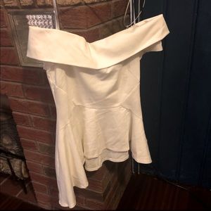 Lulu’s Asymmetrical Off-Shoulder Top